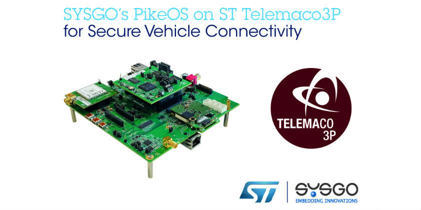SYSGO and STMicroelectronics Demonstrate Secure Vehicle Connectivity at CES 2020